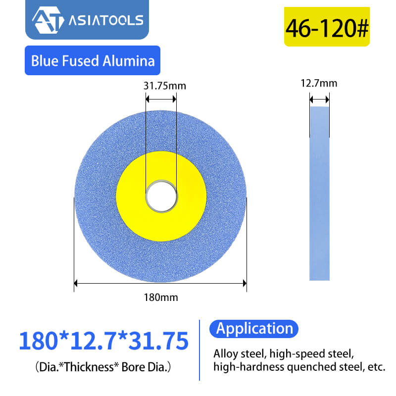 ASIATOOLS-Blue Fused Alumina Resin Fiber Disc